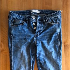 Free people cropped skinny jeans